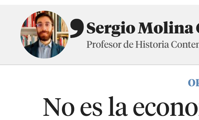 No es la economía, ¡es la pesca!